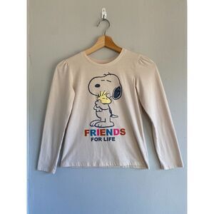 Peanuts Snoopy 365 Kids Garanimals Girls Sandshell Long Sleeve Top Size 10